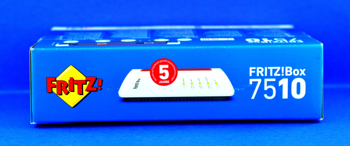 Verpackung der AVM Fritzbox 7510 (Bild: Harald Karcher)